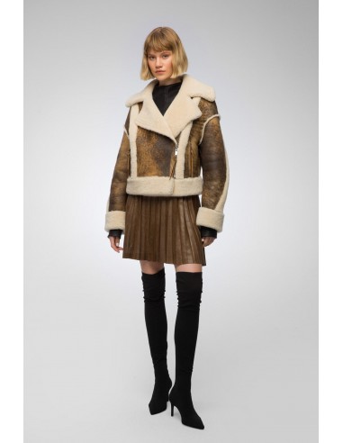 Marion - Brown Shearling Jacket Venez acheter