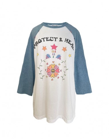 BASEBALL TEE PROTECT&HEAL BLUE Par le système avancé 