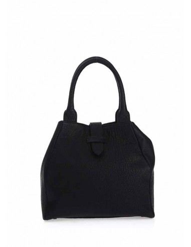 Black Leather Handbag pas cher